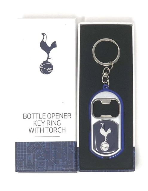 Tottenham Hotspur FC Schlüsselanhänger Mit Taschenlampe & Flaschenöffner – Offizielles Lizenzprodukt