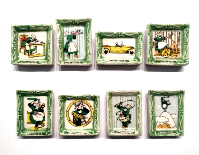 SÉRIE COMPLÈTE DE fèves LES EXPLOITS DE BECASSINE 1995 TABLEAUX ...