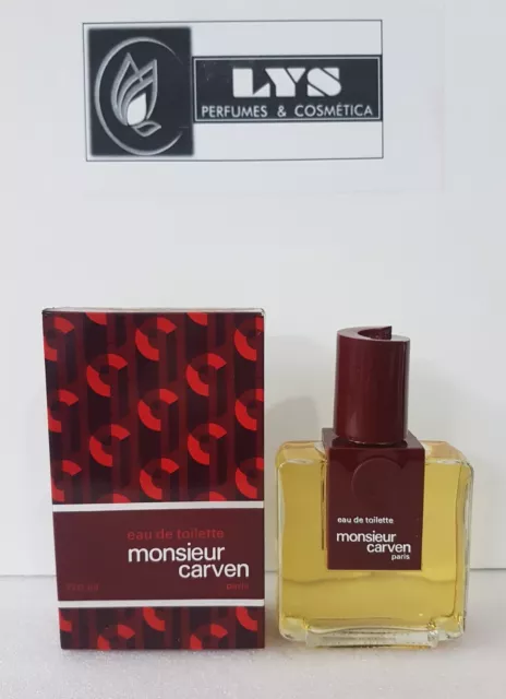 Monsieur Carven Eau De Toilette 120 ML Splash (Nicht Spray) Vintage