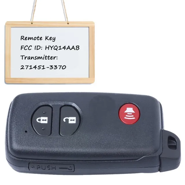 2011 2012 for Toyota Prius 4Runner Remote Smart Key Fob 271451-3370 HYQ14AAB