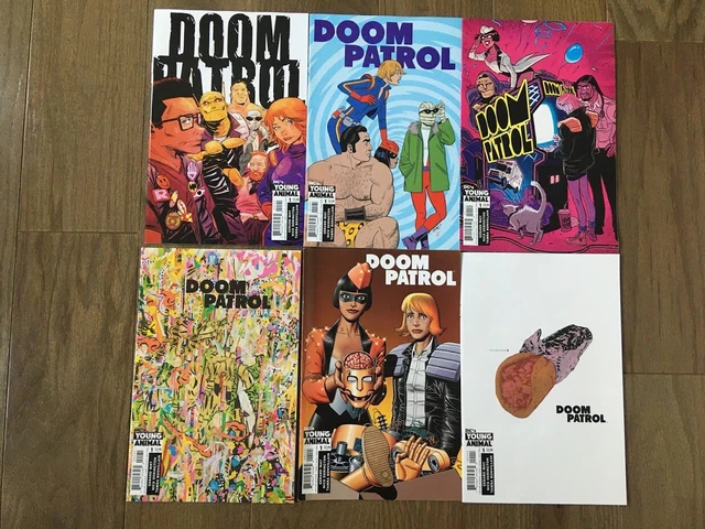 Doom Patrol # 1 Cover Set 6 Issues Dc Comics Young Animal 2016 Gerard Way