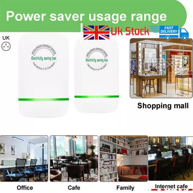 Power Saver Energy Saver Electricity Saving Device Energy Saving UK Plug