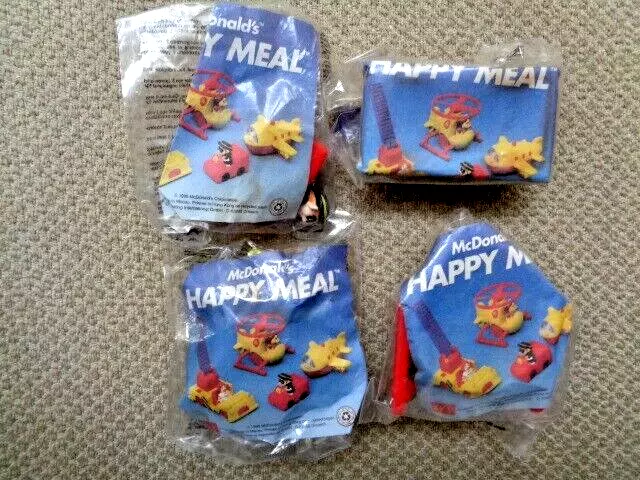 McDonald's 1995 McDonaldland Airport International Complete MIP Set of 4