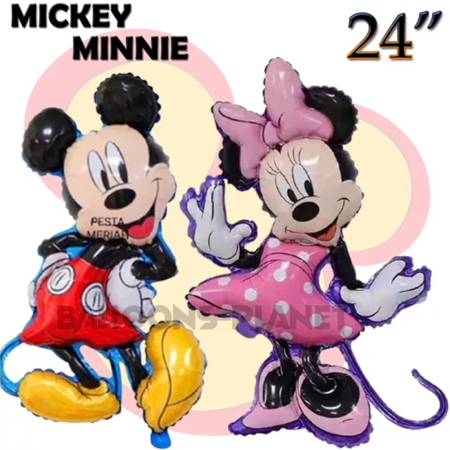 Grandi palloncini lamina compleanno Disney Topolino Minnie bambini festa ragazze ragazzi Regno Unito