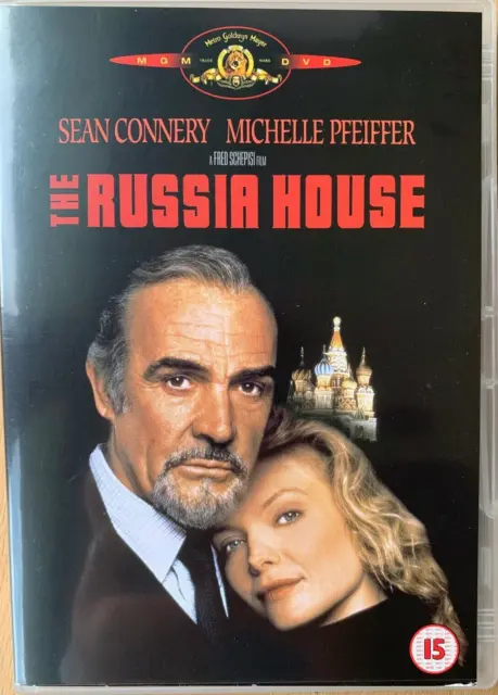 The Russia House DVD 1990 John Le Carre Cold War Spy Thriller w/ Sean Connery