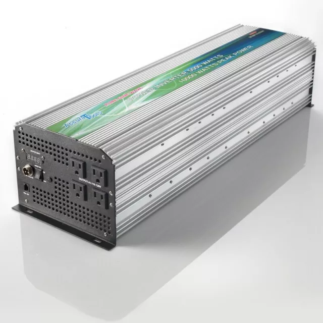 New Advanced Pure Sine Wave Power Inverter 5000/10000 Watt 12Vdc To 120V Ac!
