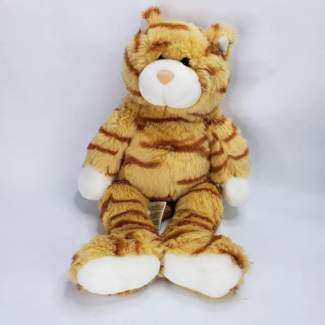 Build A Bear Orange Tabby Cat 16'' Stripped Vintage 1997