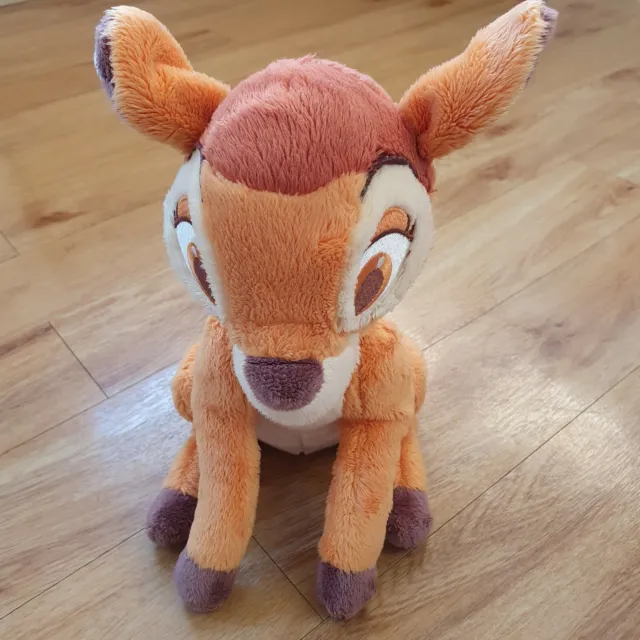 Bambi Plush Soft Toy Disney Store Stamped Disneyana NO LABEL 9 inches tall