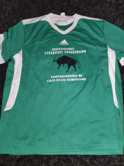 original Trikot Shirt matchworn Berlin BSC Rehberge 23 grün Adidas 188