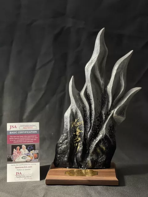 RARE - 2002 Godzilla Dorsal Spine Replica from GxMG - Signed by Tsutomu Kitagawa