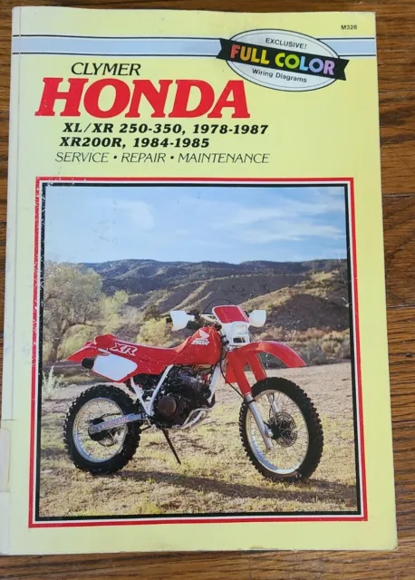 Clymer Honda XL/XR 250-350 1978-1987 XR200R 1984-1985  Manual M328