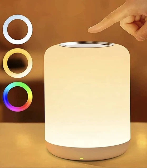 lampada da comodino a LED ricaricabile, luce notturna RGB Hifree 2600 mAh