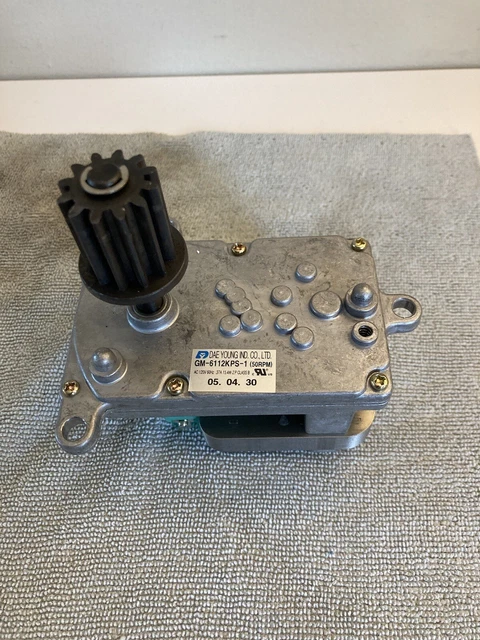 Ronco Showtime Rotisserie 2500 3000 4000 5000 Replacement Part 60 RPM Motor