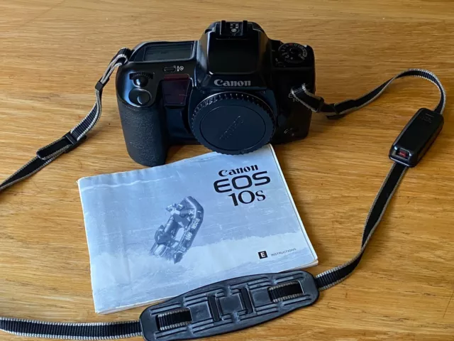 Canon EOS 10S SLR vintage film camera – body only + manual