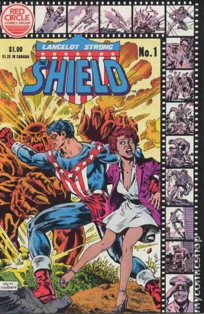 Lancelot Strong The Shield #1 VF 1983 Stock Image
