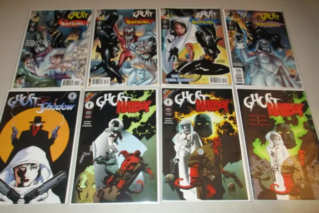 Ghost comics (Lot of 8) Ghost / Batgirl #1-4, Hellboy 1-2 + TPB, Shadow #1