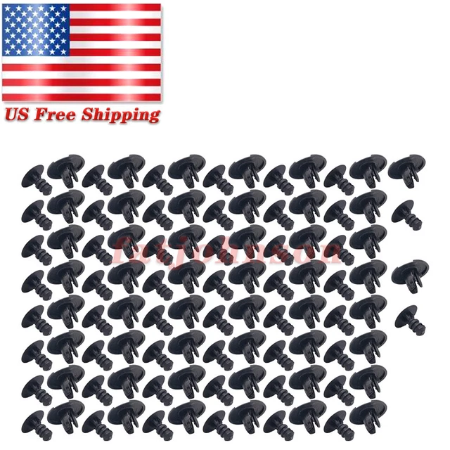 100* Push Type Clip Fender Liner Retainer Fastener Clips For Honda 91512 SXO 003