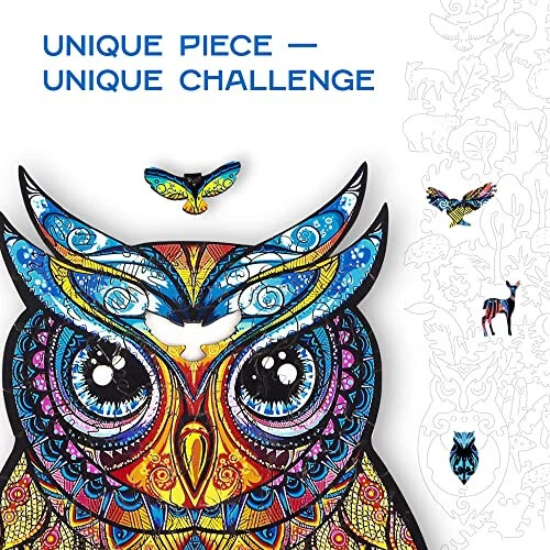 UNIDRAGON Wooden Puzzle Jigsaw, Best Gift for Adults and Children, Unique  [NEW] 2