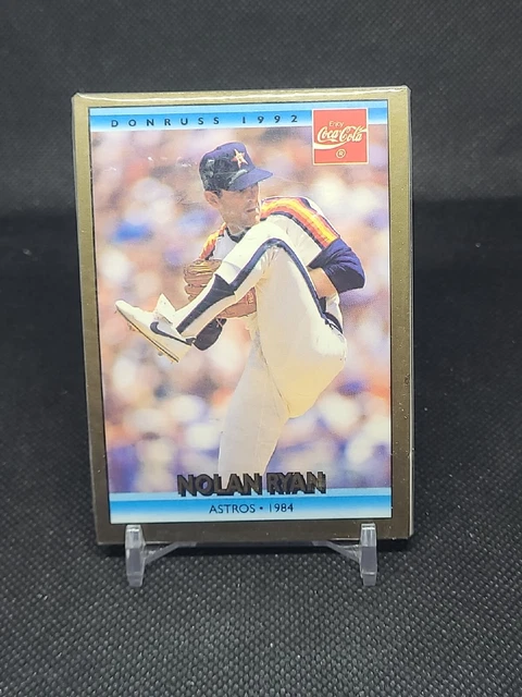 1992 Donruss Coke Ryan #18 Nolan Ryan/1984 HA Houston Astros Sealed