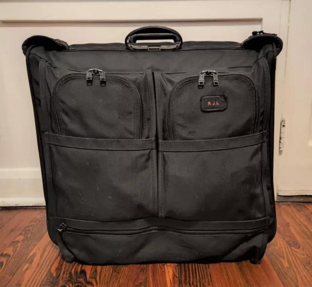 TUMI 2233D3 Alpha Two Wheeled Luggage Garment Bag Ballistic Nylon 24” Black
