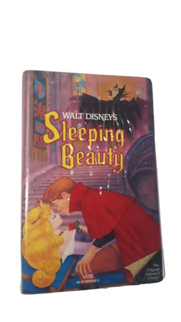 Sleeping Beauty Walt Disney Classic 476V VHS Tape Black Diamond Clamshell 189