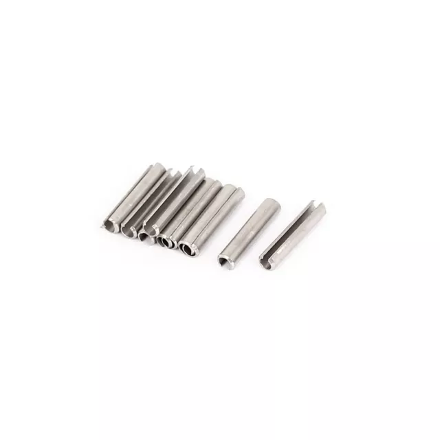 M3X16mm 304 Stainless Steel Split Spring Roll Dowel Pins Fasteners 10Pcs