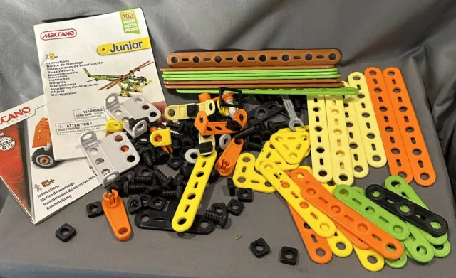 ⭐️ Meccano Junior Advanced Tool Maker System Parts - Over 200 pieces