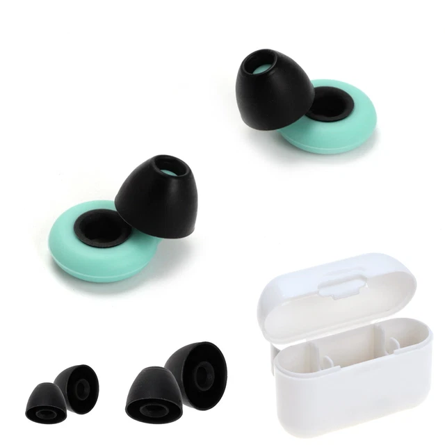 Tapón para oídos de silicona suave reducción de ruido flexible reutilizable estudio sueño