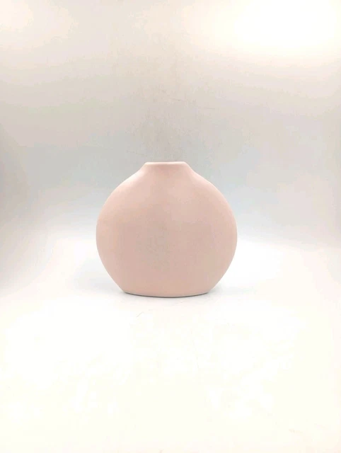Grand Vase En Porcelaine De Virebent France, Design XXème Siècle - Très Bon état