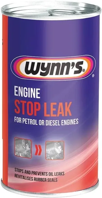 Wynns Engine Oil Stop Leak Sealer Treatment Additive For All Engine Types 325ml