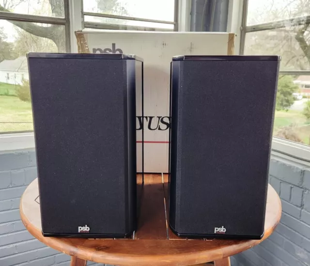 PAIR of PSB Stratus Mini Bookshelf Speakers Audiophile Loudspeakers Monitors!!!