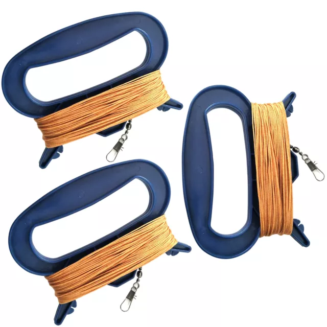NEW Kite String with BULE Handle,300ft Line for Each Spool,3 Pack with connector