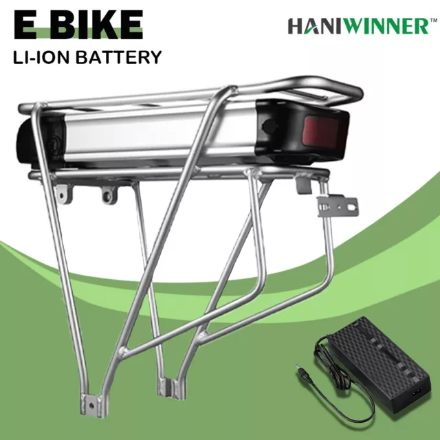 Vélo Electrique Batterie 36V 20Ah Li-Ion E-Bike Porte Bagages Batterie +Chargeur
