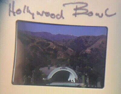 1969 HOLLYWOOD BOWL original 35mm photo slide lot (5) Los Angeles California