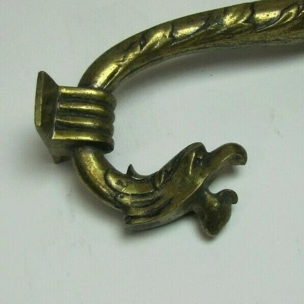 Old Brass Gargoyle Monster Devil Beast Serpent Decorative Arts Hardware Element