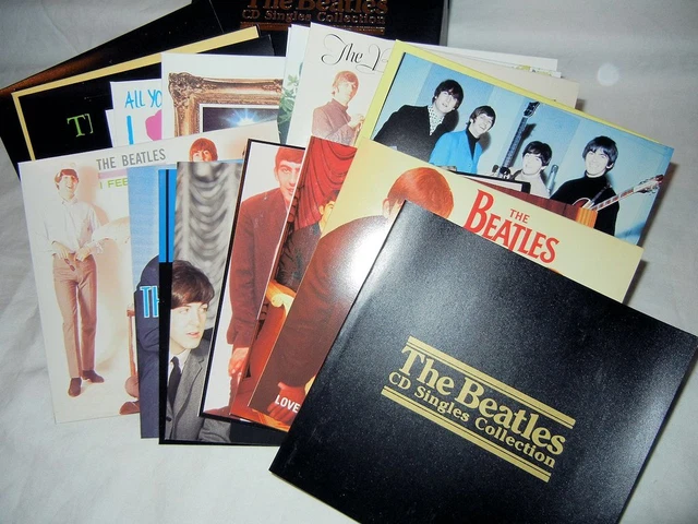 USED The Beatles CD Singles Collection 22 Paper Sleeve Jacket Japan Box