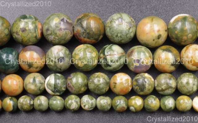 Natural Rhyolite Kambaba Jasper Gemstone Round Beads 6mm 8mm 10mm 12mm 15.5"