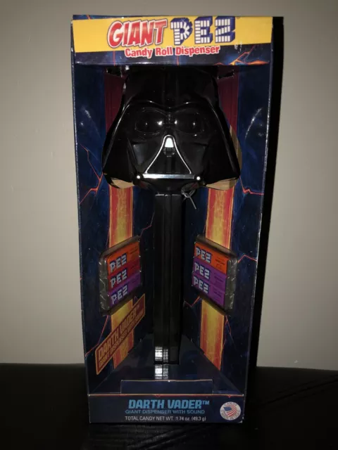 Star Wars Darth Vader Giant 12" PEZ Dispenser W/Sound