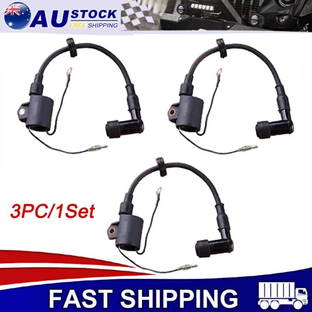 3X For Yamaha Outboard Ignition Coil 40hp-50hp 3Cyl 2/Stroke R 6H5-85570-00 AU