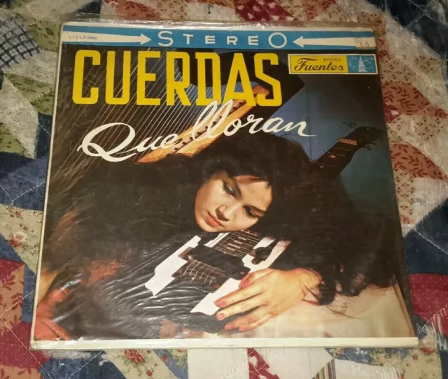 Cuerdas Que Lloran "Vol 1" Latin Rock Tropical Romanticas Soul Rare Lp Vg+