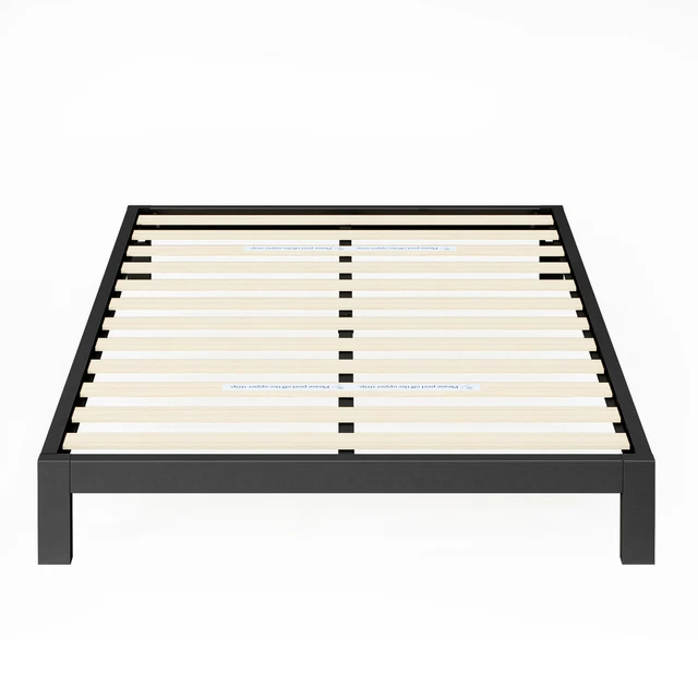 ZINUS ARNAV 10& Black Metal Platform Bed Frame Full Bed Frames Easy To