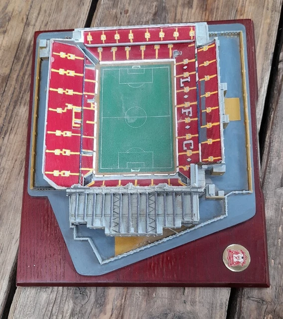LIVERPOOL FC  ANFIELD ROAD  TARGA IN METALLO - La Campionessa