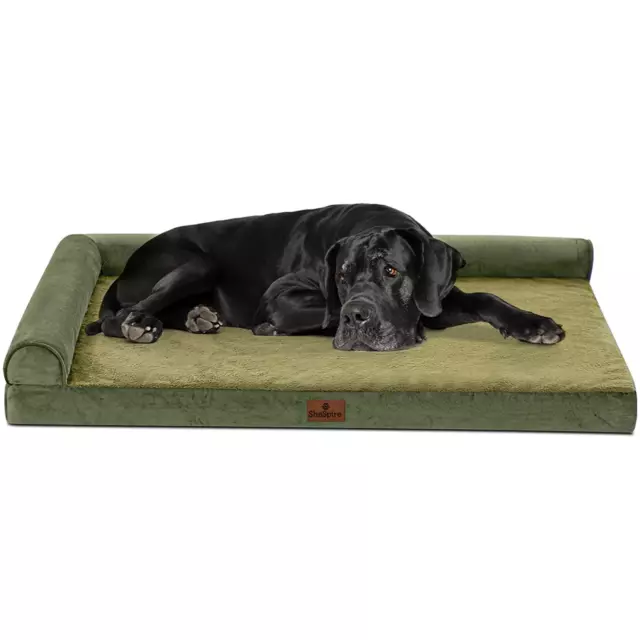 XL Orthopedic Memory Foam Dog Bed Waterproof Dog Bed Pet Cushion Crate Mattress