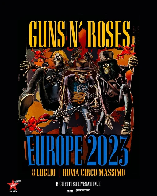 2 biglietti Guns n' Roses Roma 8 Luglio 2023 