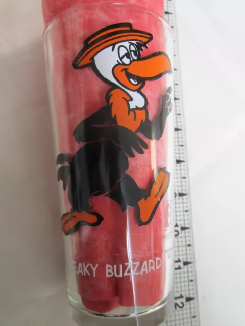 Beaky Buzzard 1973 Pepsi Glass Tumbler Collector Series Warner Bros Looney Tunes