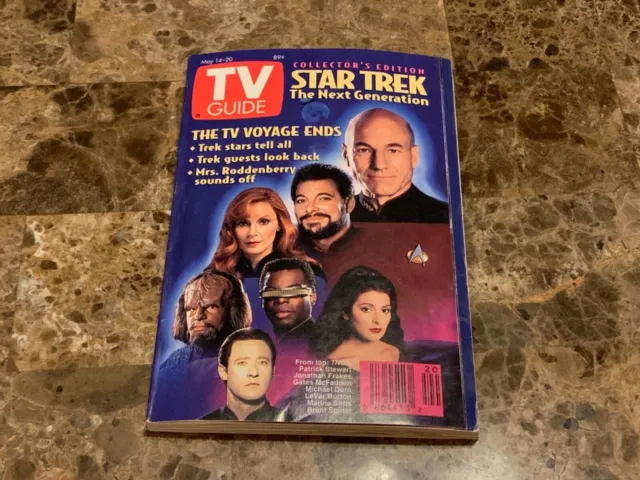 Vintage TV Guide Star Trek TNG Finale Collectors Edition May 14-20 1994 C7