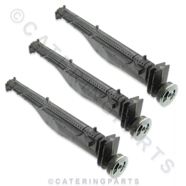 SET OF 3 x GARLAND 1090500  LONG CAST IRON 535mm GRIDDLE OVEN RANGE GAS BURNERS