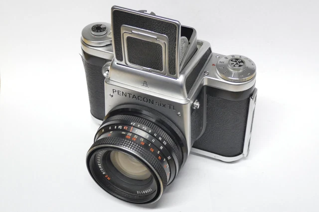 Pentacon SIX TL mit Carl Zeiss Jena Biometar 2,8 / 80 mm MC Objektiv 6x6 Kamera