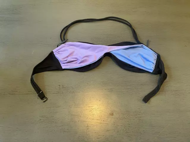 colorful ROSE MARIE REID swimsuit  bikini bra top size 10