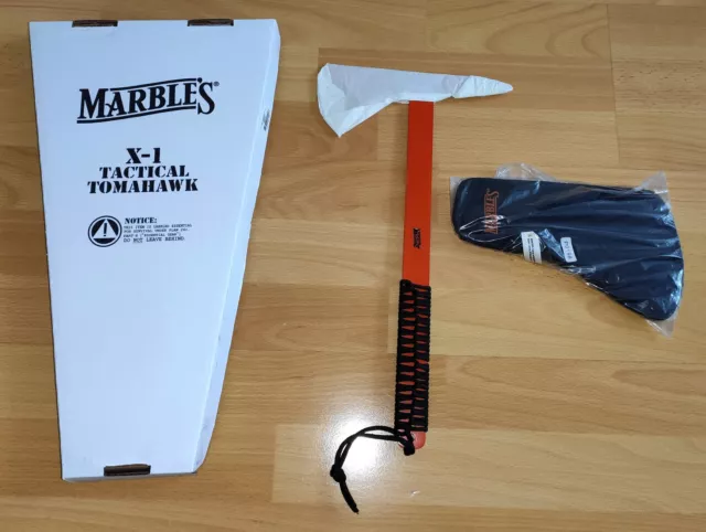 MARBLES X-1 Tactical Tomahawk Taktische Axt Beil Rettungsaxt ORANGE Axe – neu